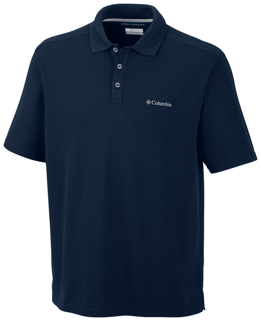 Columbia Men Blue Elm Creek Polo T-Shirt