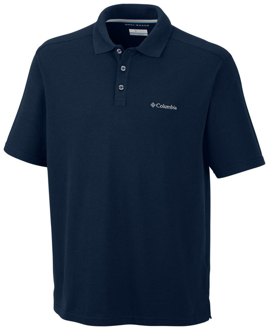 Columbia Men Blue Elm Creek Polo T-Shirt