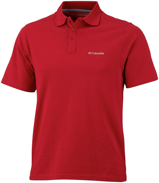 Columbia Men Red Elm Creek Polo T-Shirt