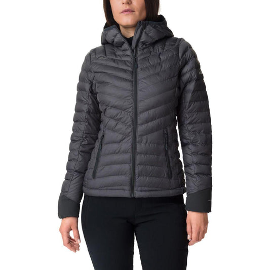 Columbia Women Grey Windgates Hooded Jacket