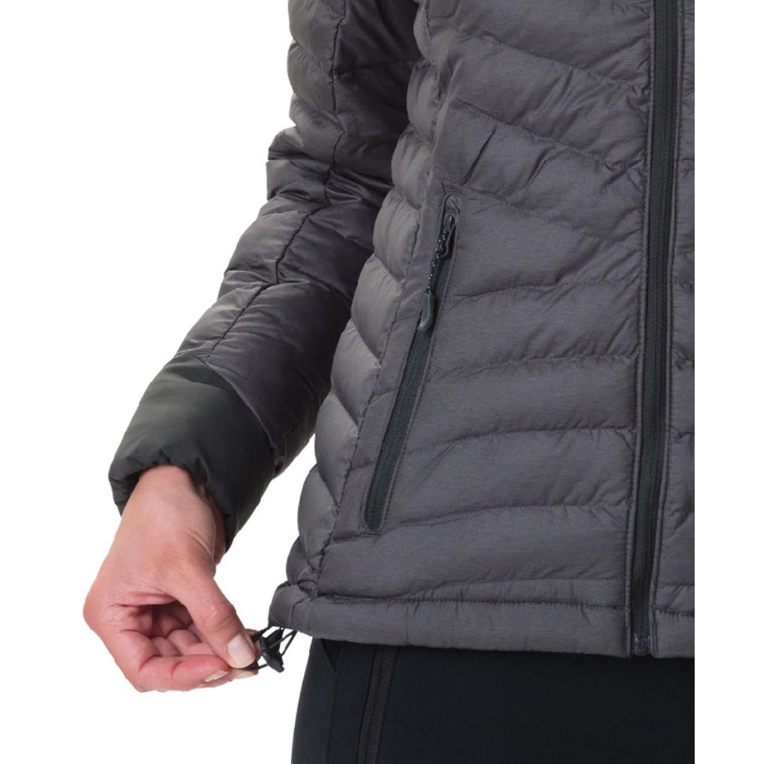 Columbia Women Grey Windgates Hooded Jacket