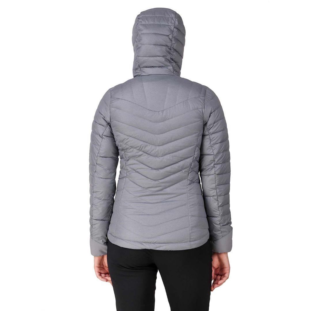 Columbia Women Grey Windgates Hooded Jacket