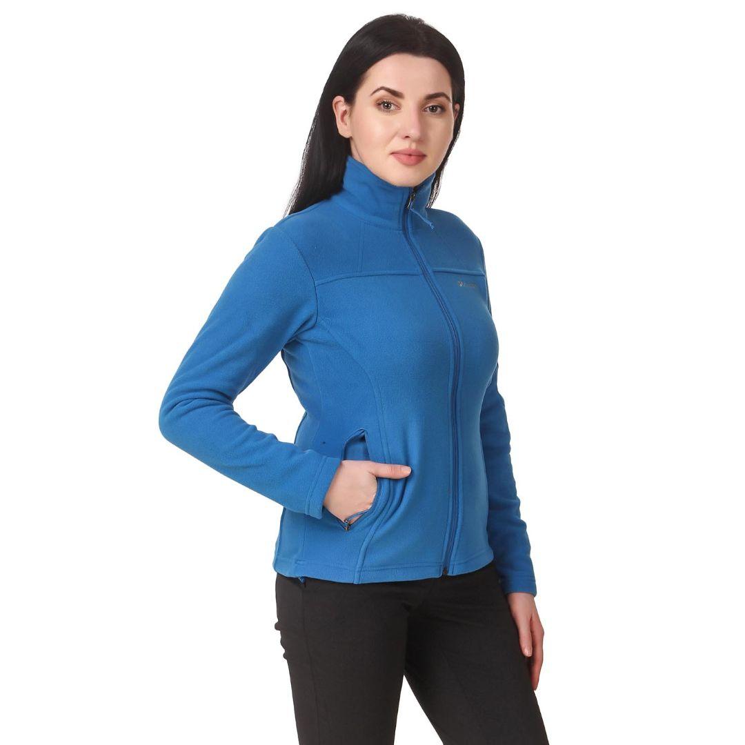 Columbia Women Blue Fast Trek II Jacket