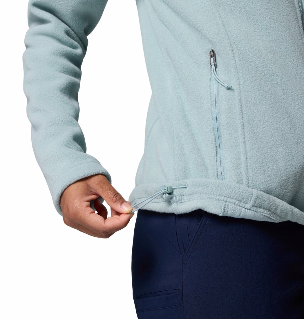 Columbia Women Blue Fast Trek II Fleece Jacket (Plus Size)