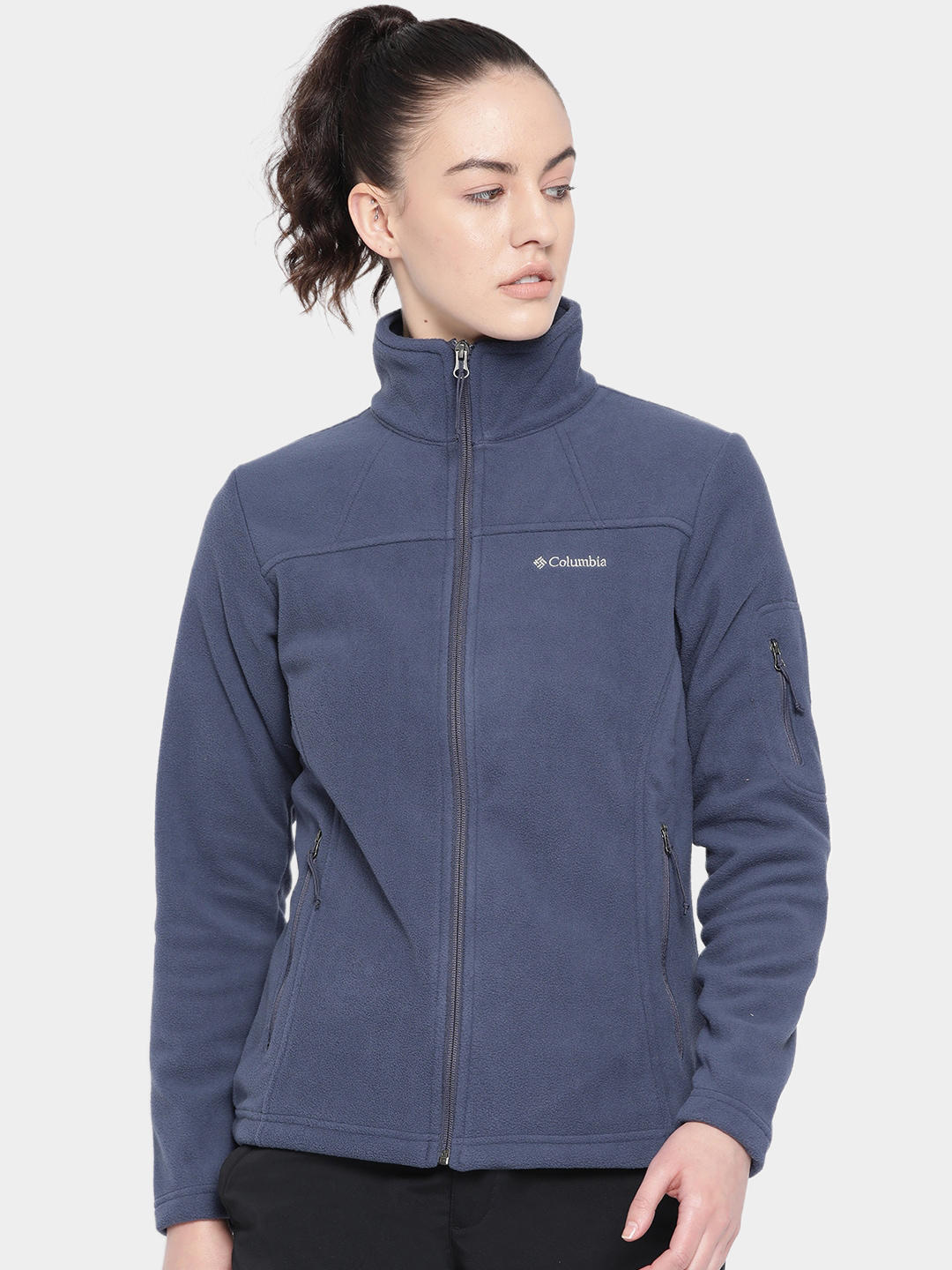 Columbia Women Navy Blue Fast Trek II Jacket