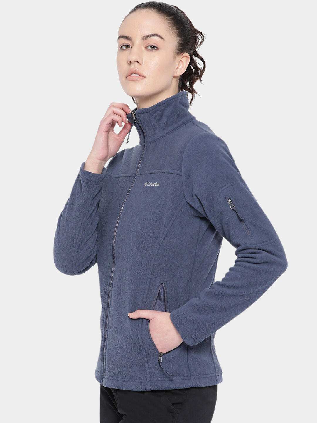 Columbia Women Navy Blue Fast Trek II Jacket