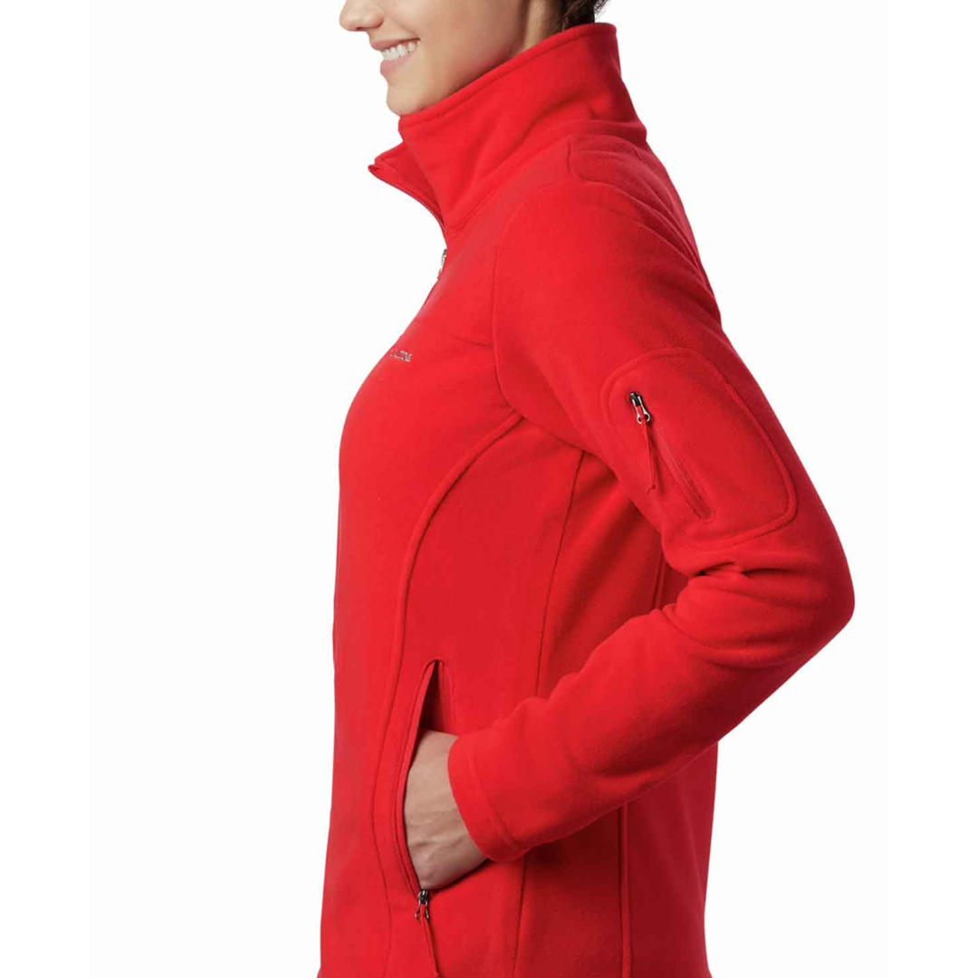 Columbia Women Red Fast Trek II Jacket