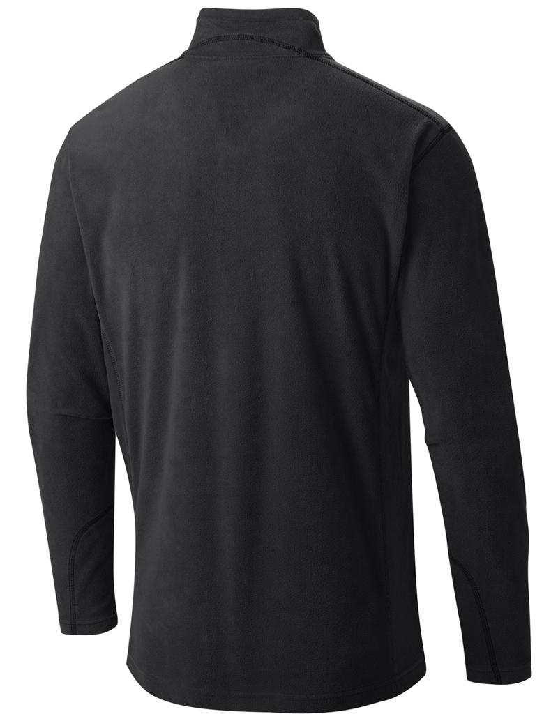 Columbia Men Black Sun Protection Klamath Range II Half Zip Fleece