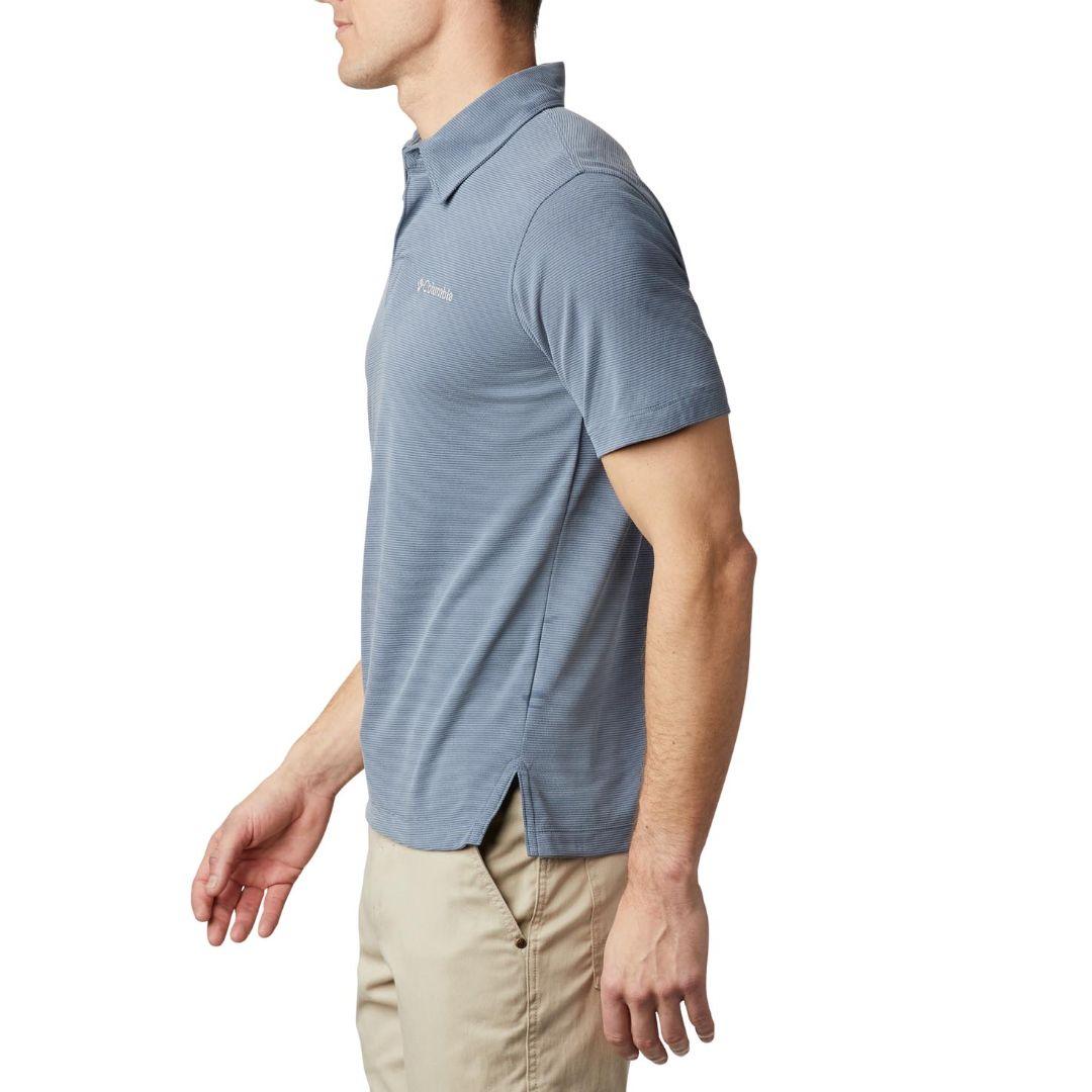 Columbia Men Blue Sun Ridge Polo T-Shirt