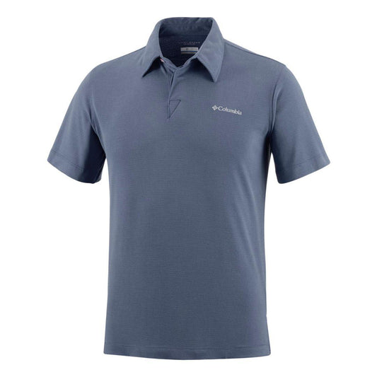 Columbia Men Blue Sun Ridge Polo T-Shirt