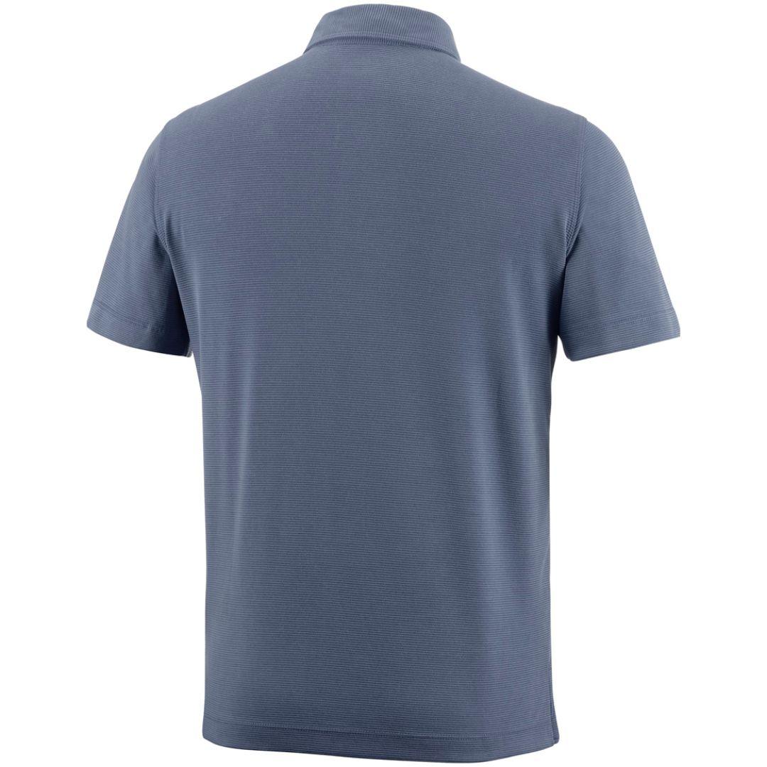 Columbia Men Blue Sun Protection Sun Ridge Polo Tshirt