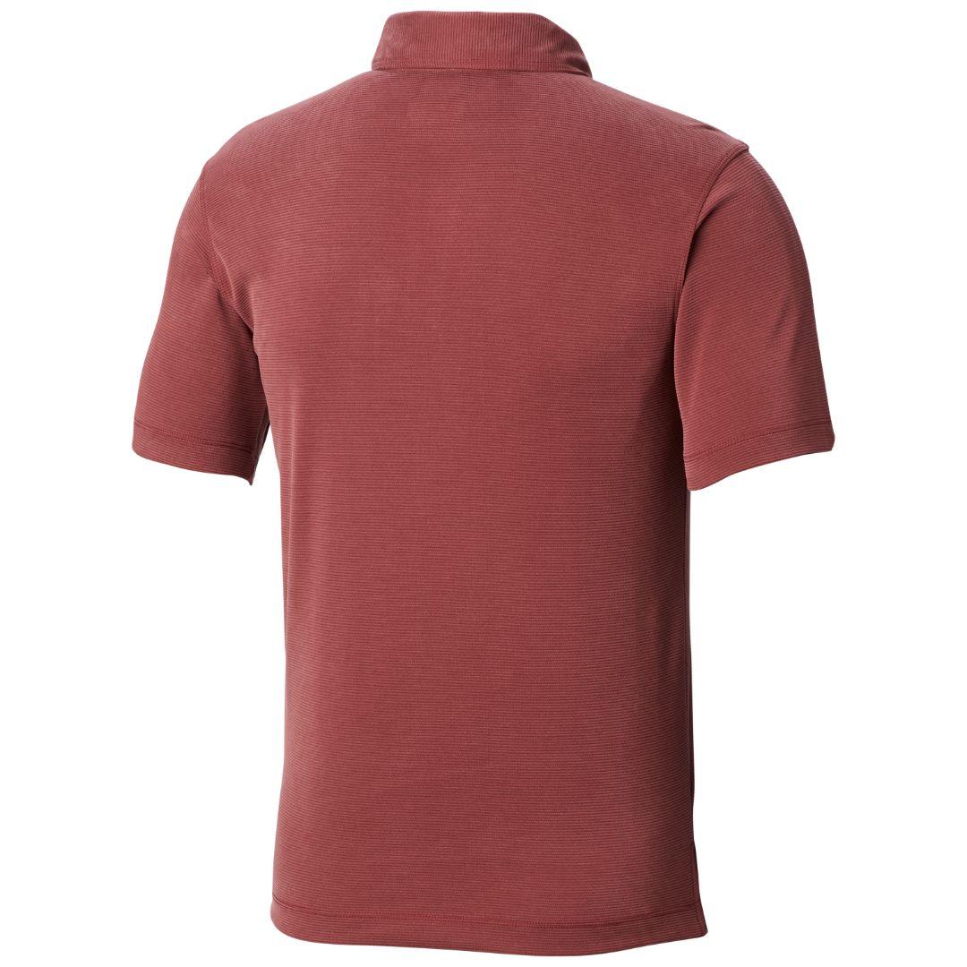 Columbia Men Maroon Sun Ridge Polo T-Shirt