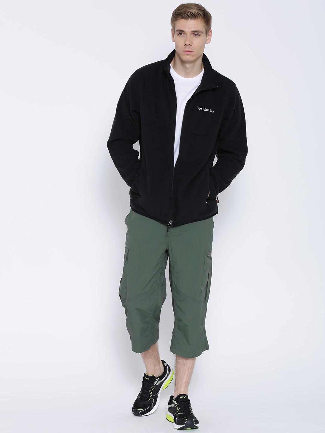 Columbia Men Green Silver Ridge Capri (Sun Protection)
