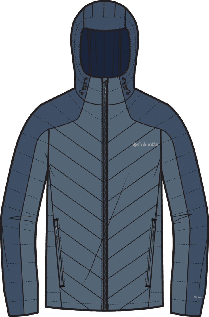 Columbia Men Blue Horizon Explorer Hooded Jacket