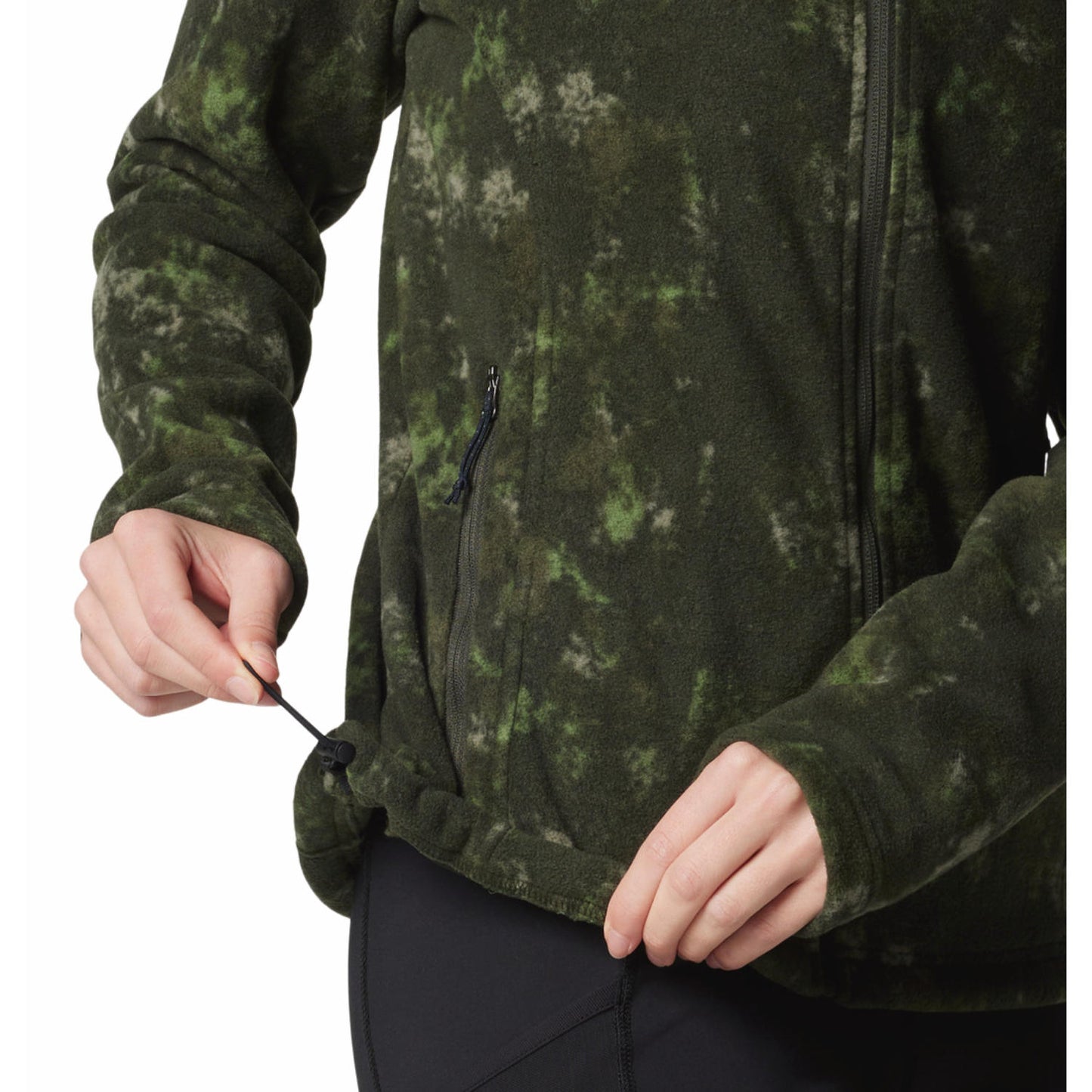Columbia Womens Green Fast Trek Printed Jkt