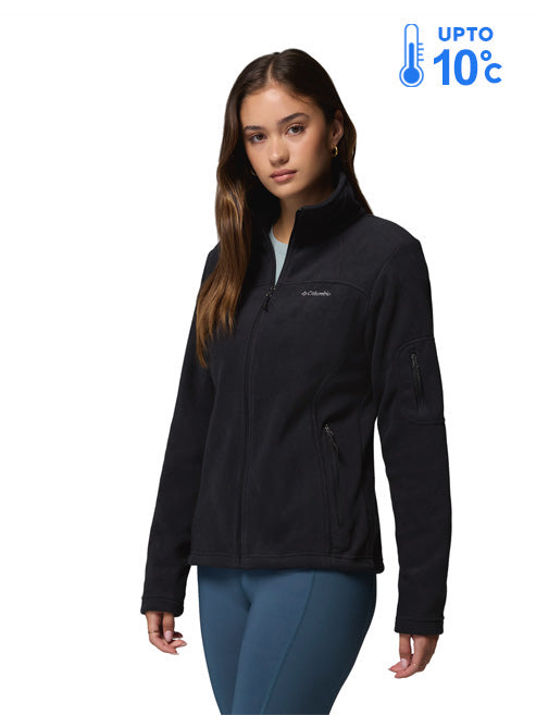 Columbia Women Black Fast Trek II Fleece Jacket