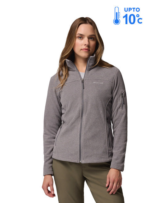 Columbia Women Grey Fast Trek II Fleece Jacket