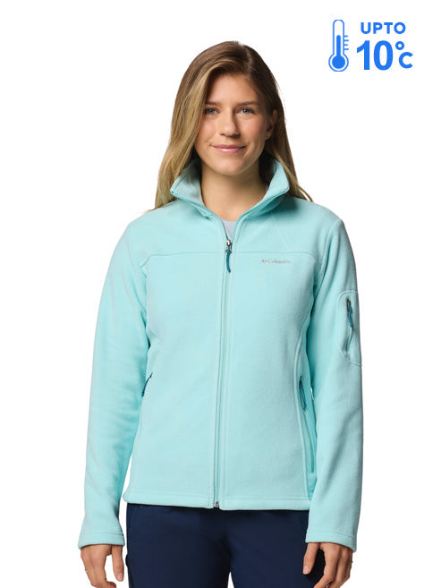 Columbia Women Green Fast Trek II Fleece Jacket