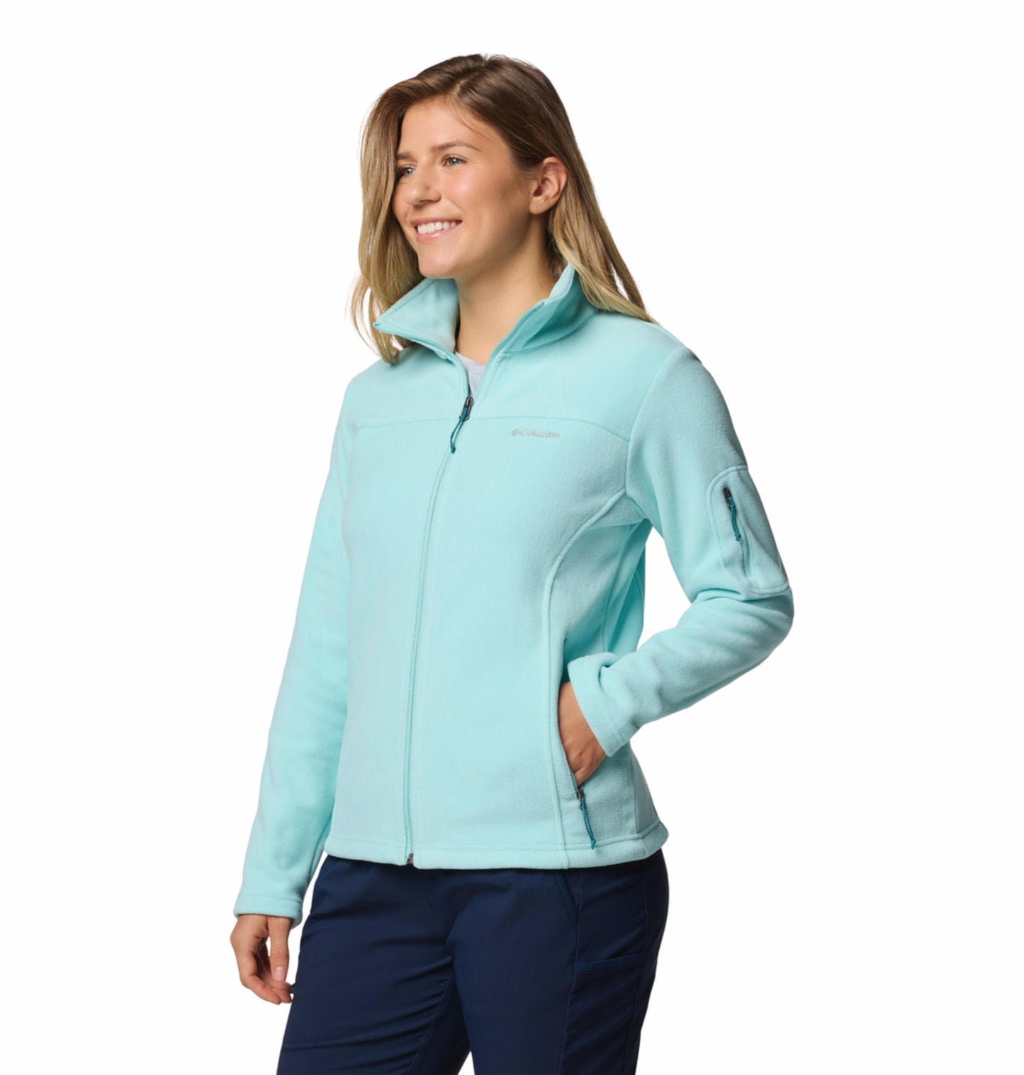 Columbia Womens Blue Fast Trek II Jacket