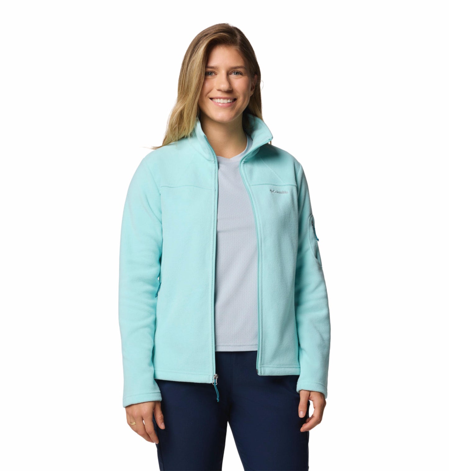 Columbia Womens Blue Fast Trek II Jacket
