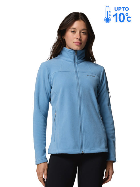Columbia Women Blue Fast Trek II Fleece Jacket