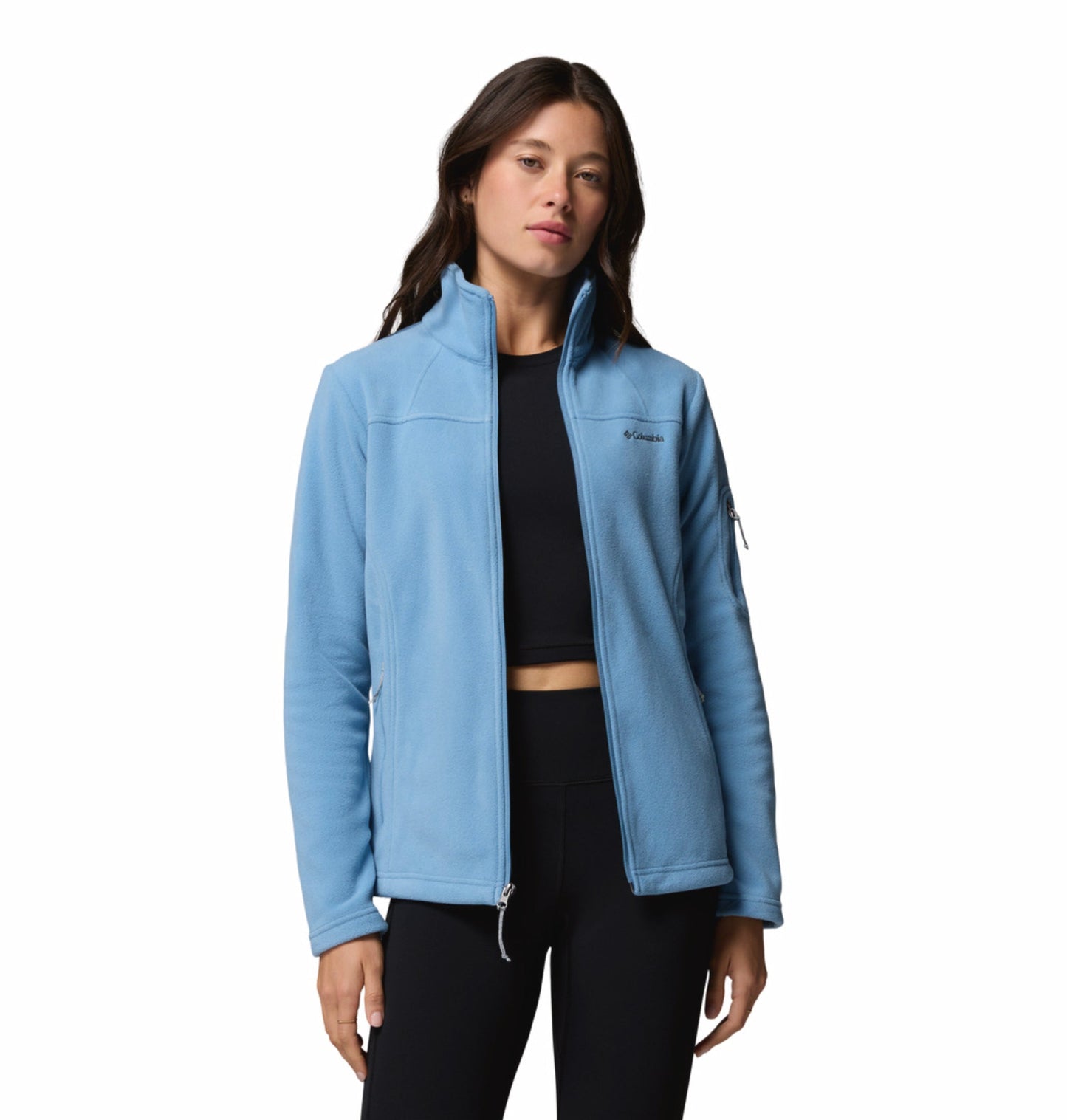 women blue fast trek ii fleece jacket