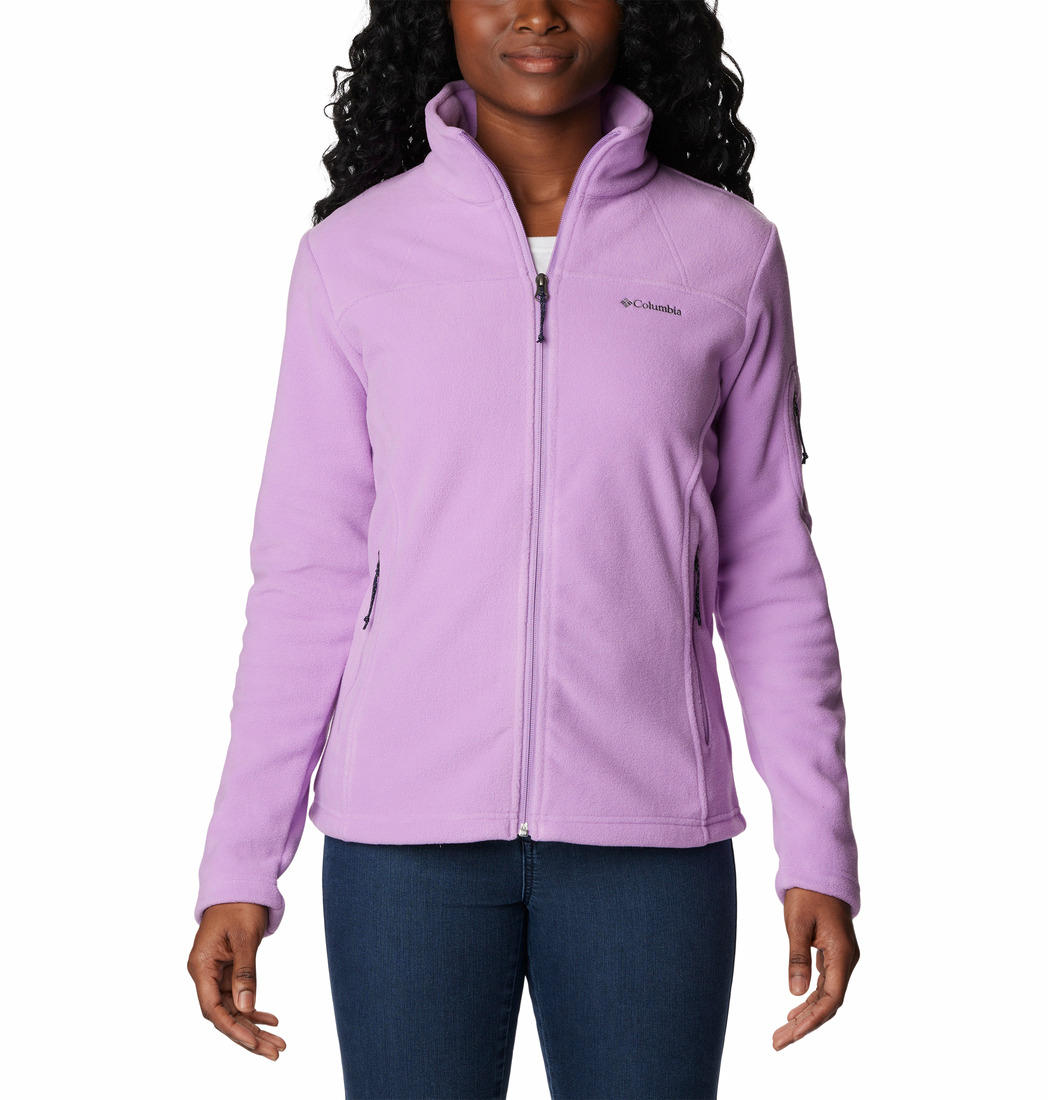 Columbia Women Purple Fast Trek II Fleece Jacket