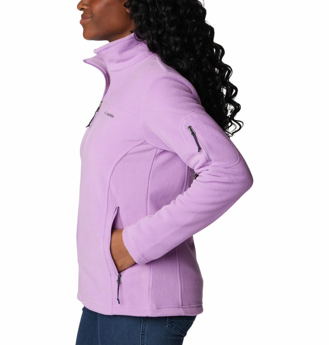 Columbia Women Purple Fast Trek II Fleece Jacket