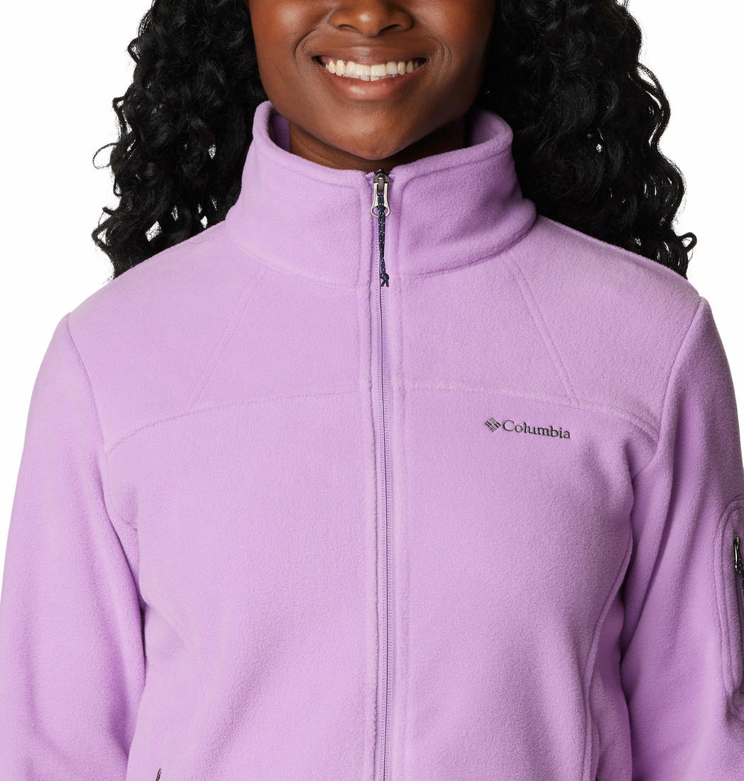 Columbia Women Purple Fast Trek II Fleece Jacket
