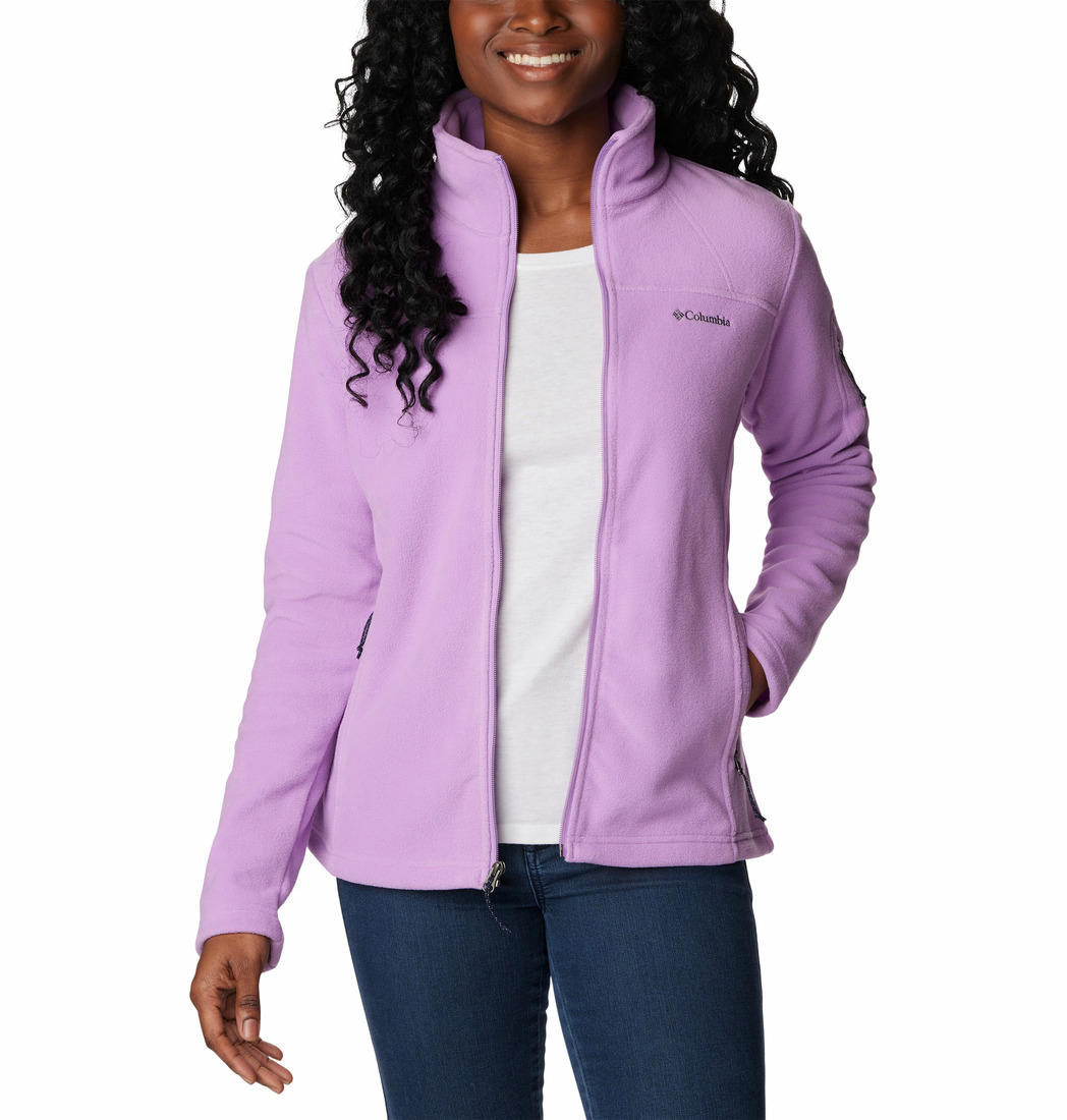Columbia Women Purple Fast Trek II Fleece Jacket