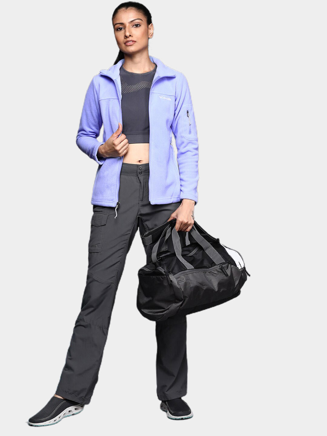Columbia Women Purple Fast Trek II Jacket