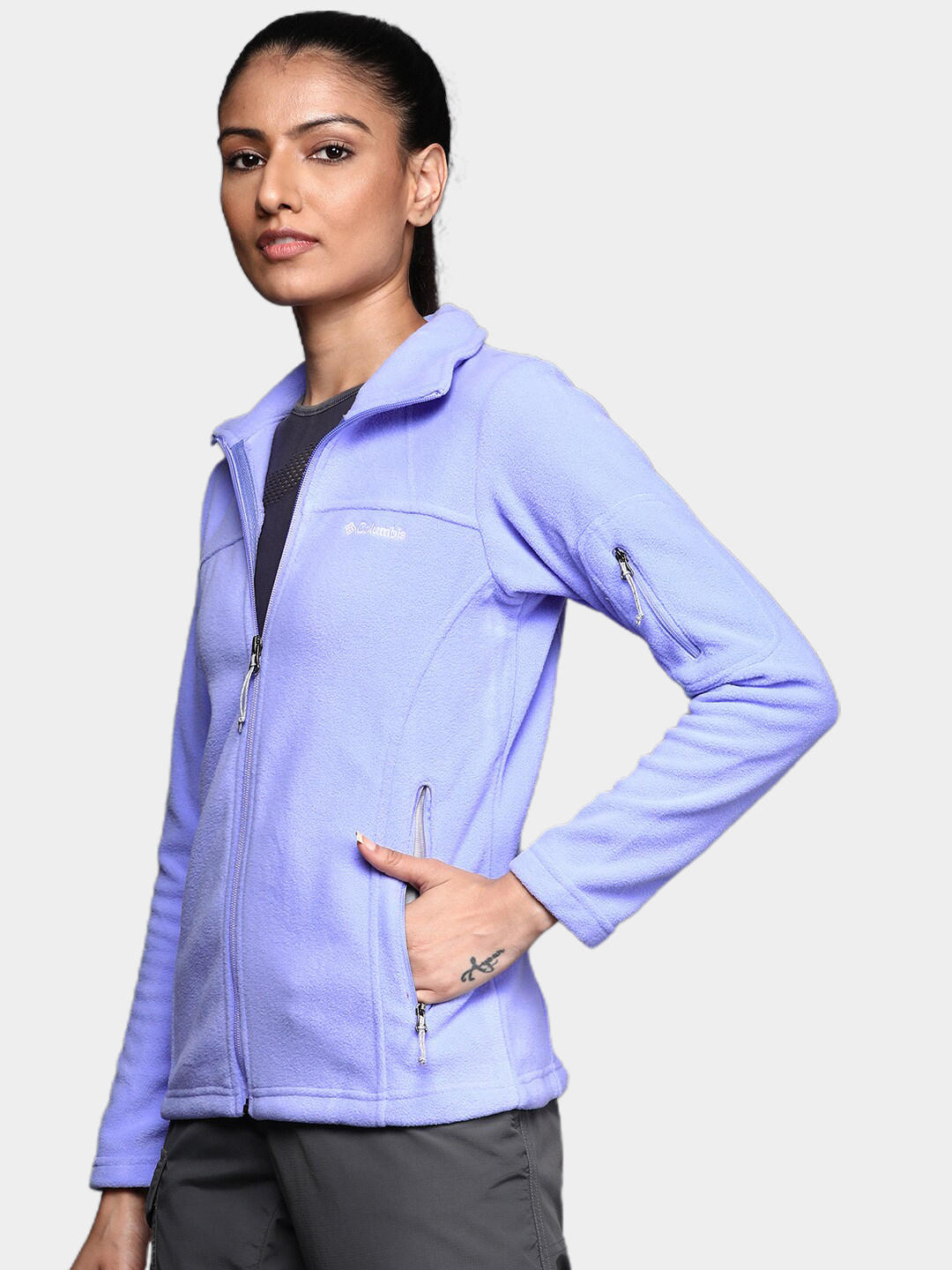 Columbia Women Purple Fast Trek II Jacket