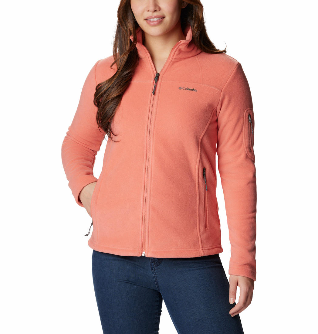 Columbia Women Peach Fast Trek II Fleece Jacket