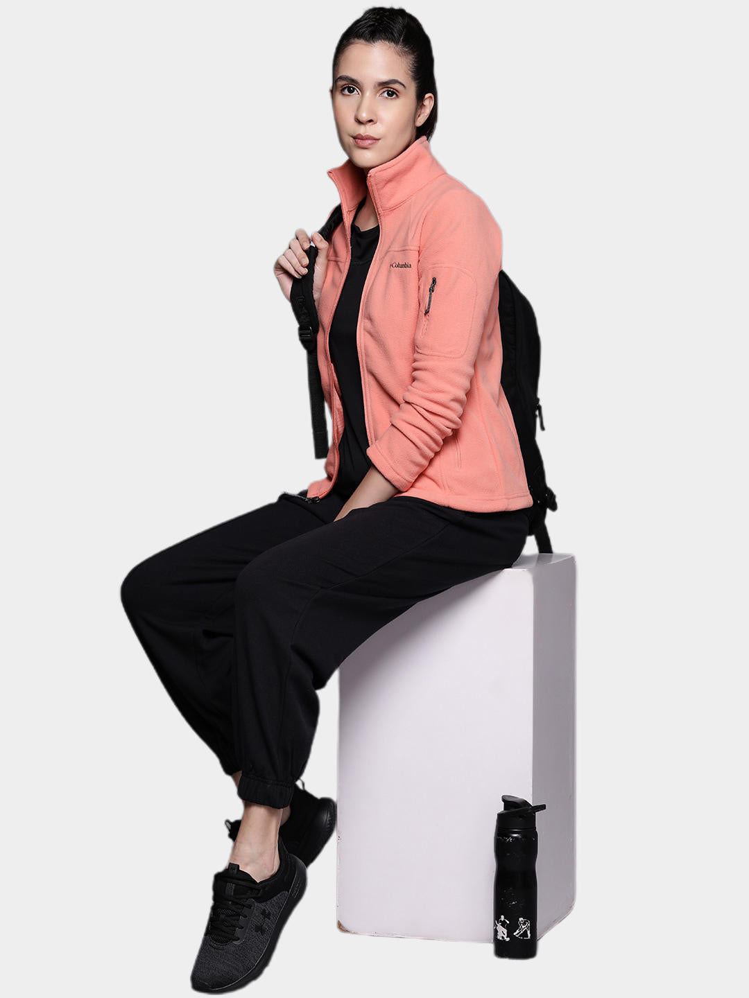 Columbia Women Peach Fast Trek II Fleece Jacket