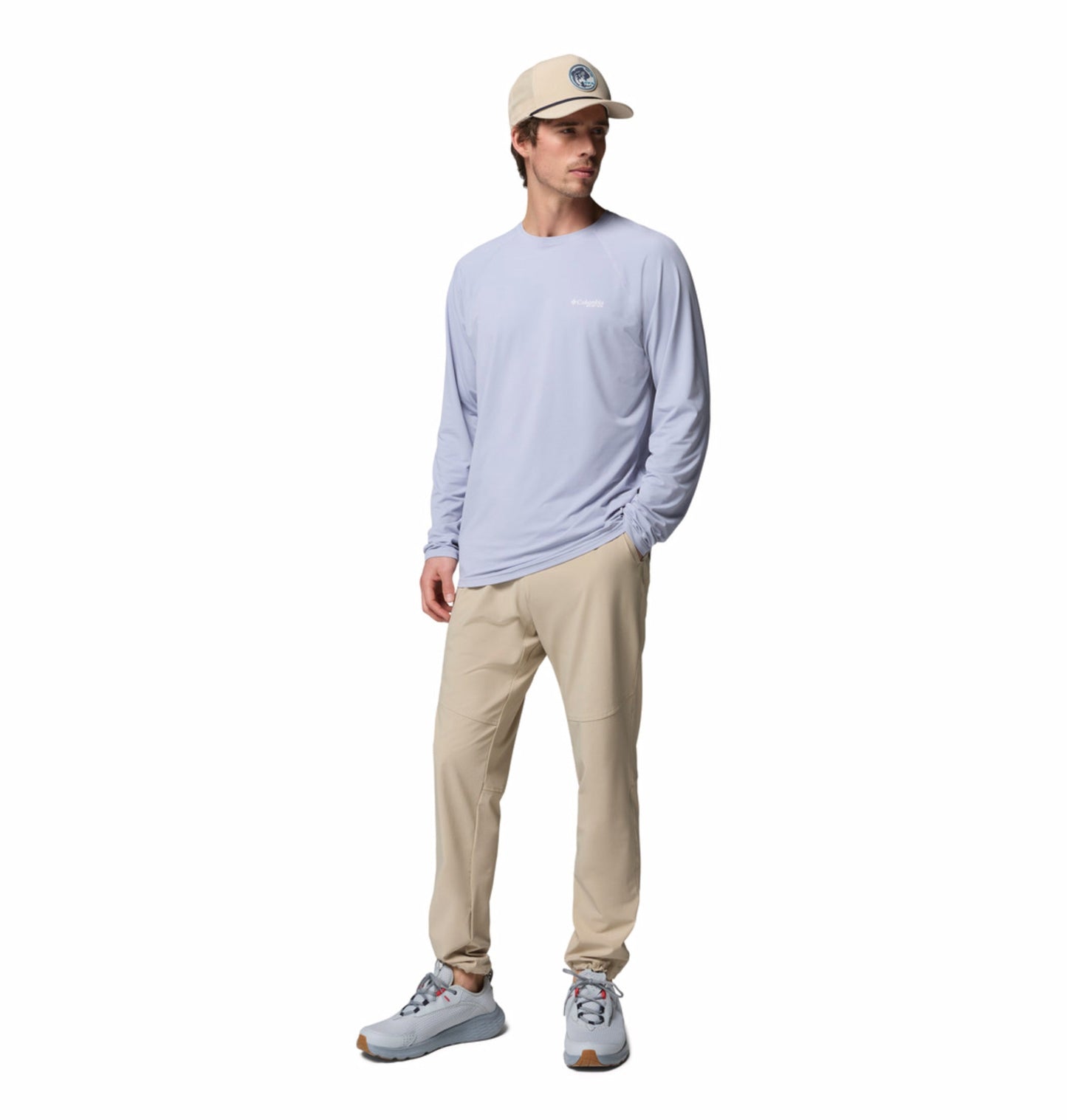 men beige omni shade terminal roamer stretch pant