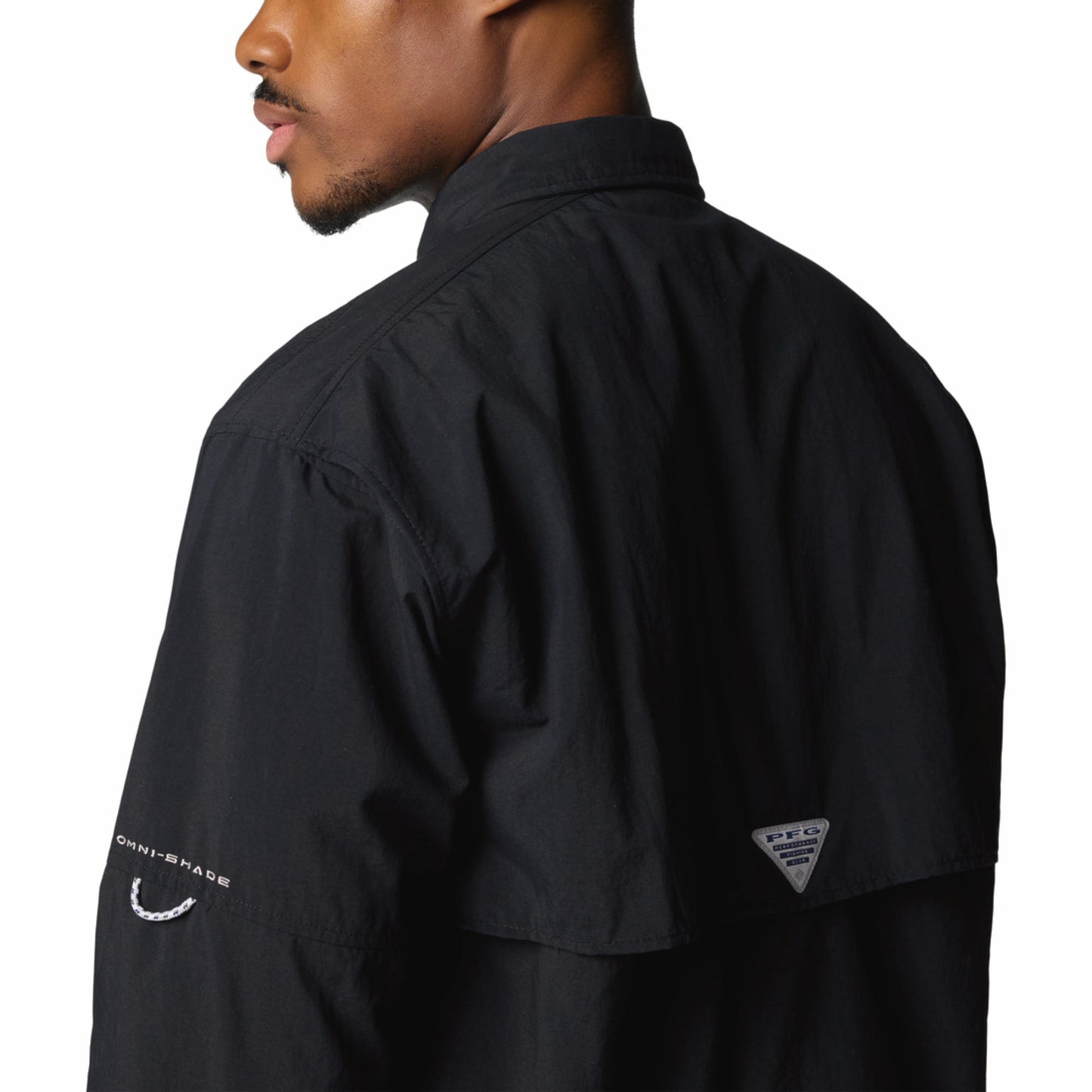 Columbia Mens Black Bahama II Long Sleeve Shirt