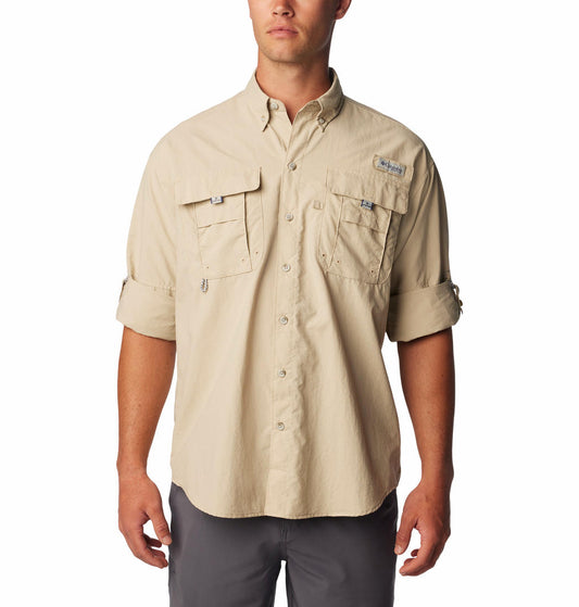 Columbia Men Beige Columbia Men Bahama II Long Sleeve Shirt