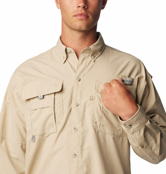 Columbia Men Beige Columbia Men Bahama II Long Sleeve Shirt