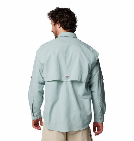 Columbia Mens Blue Bahama II Long Sleeve Shirt