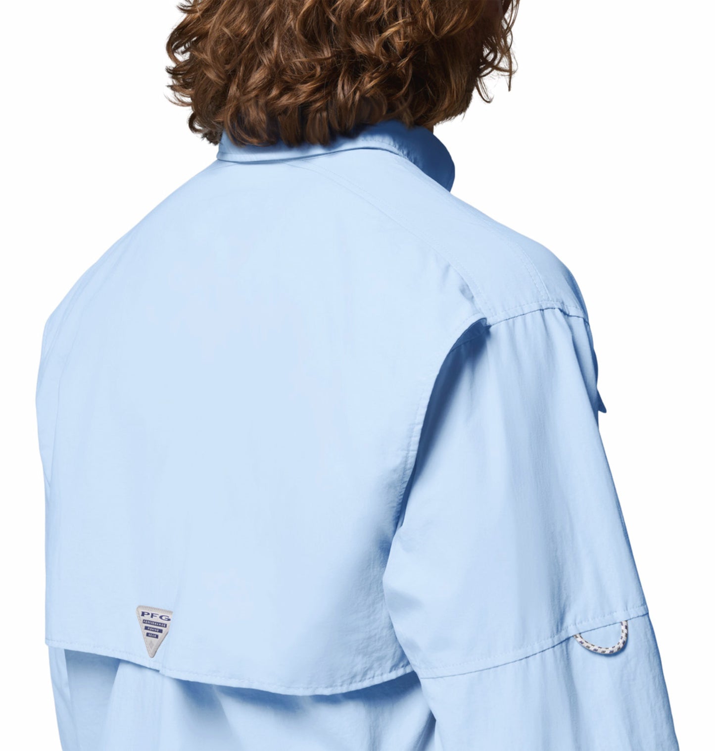 Columbia Men Blue Omni-Shade Bahama II Long Sleeve Shirt
