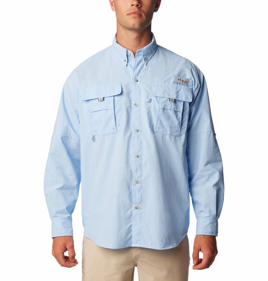 Columbia Men Blue Columbia Men Bahama II Long Sleeve Shirt
