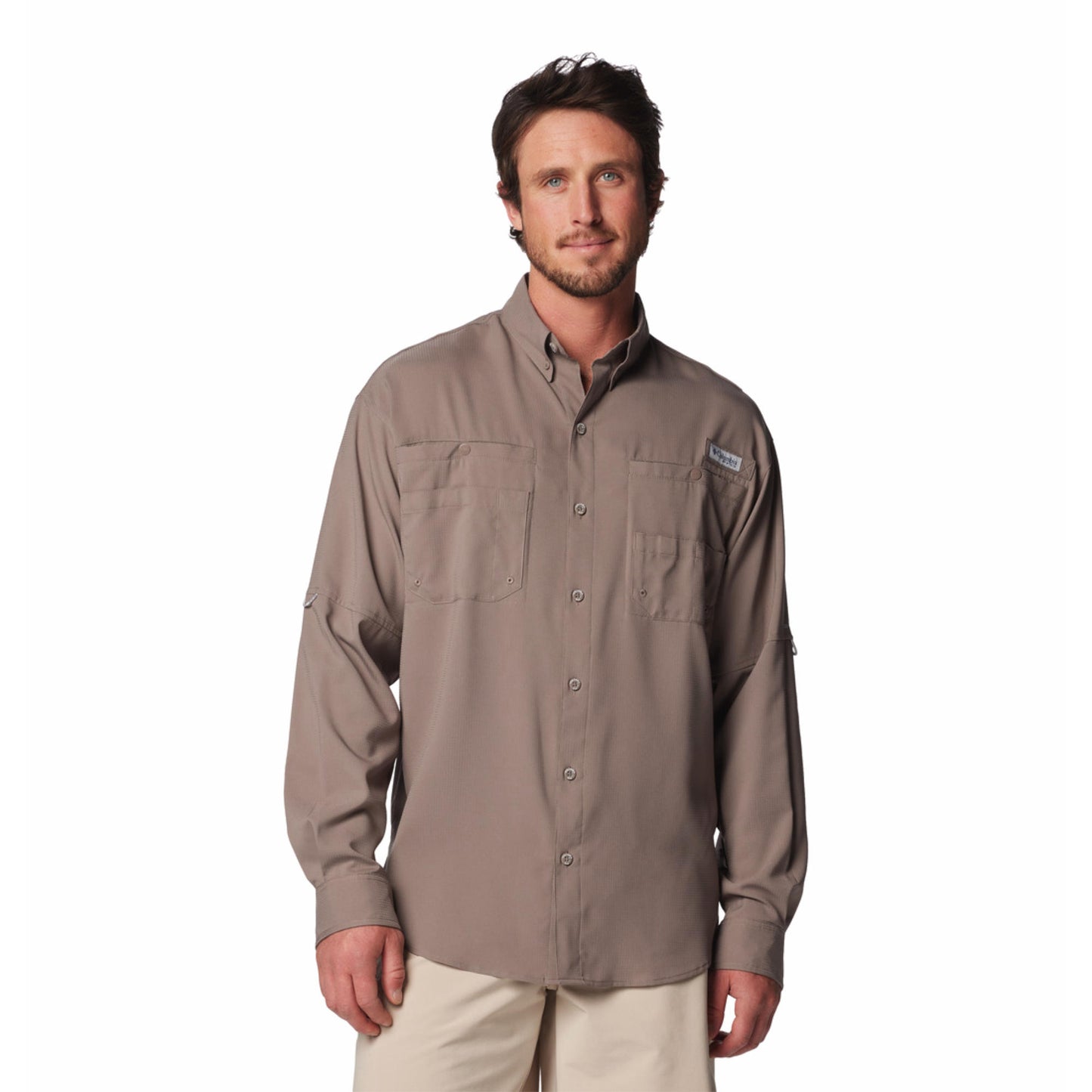 Columbia Mens Brown Tamiami II Long Sleeve Shirt