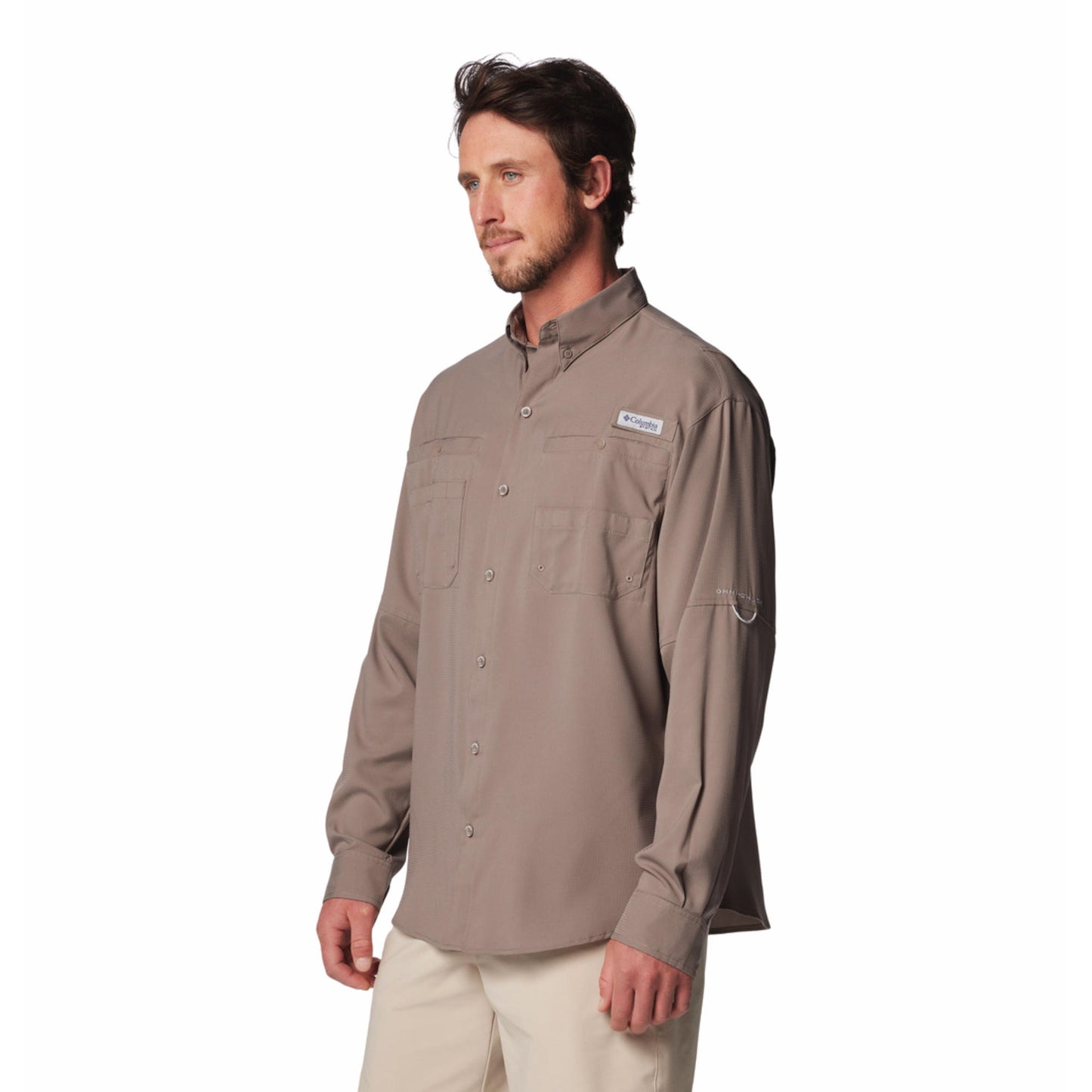 Columbia Mens Brown Tamiami II Long Sleeve Shirt