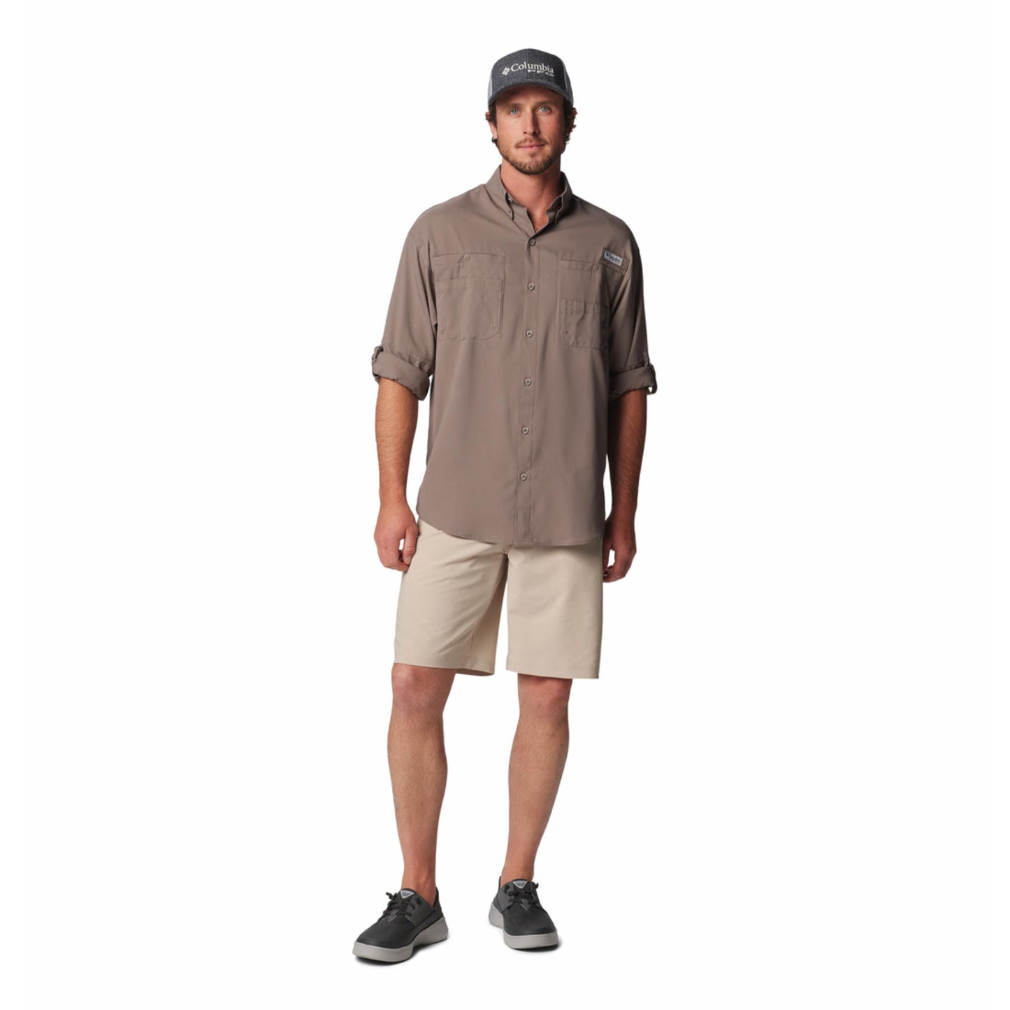 Columbia Mens Brown Tamiami II Long Sleeve Shirt