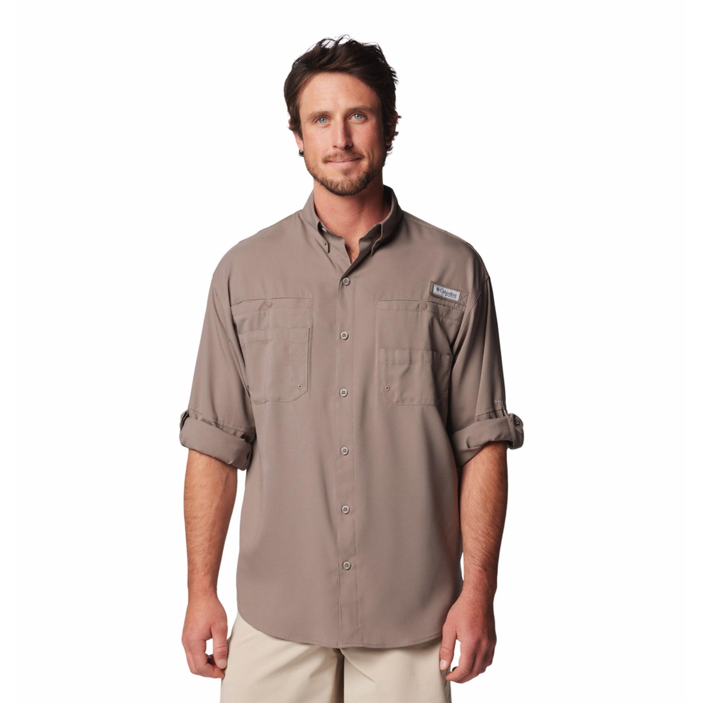 Columbia Mens Brown Tamiami II Long Sleeve Shirt
