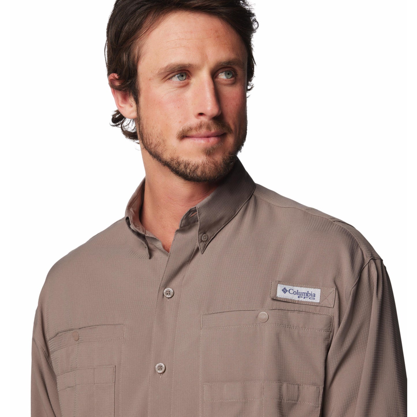 Columbia Mens Brown Tamiami II Long Sleeve Shirt