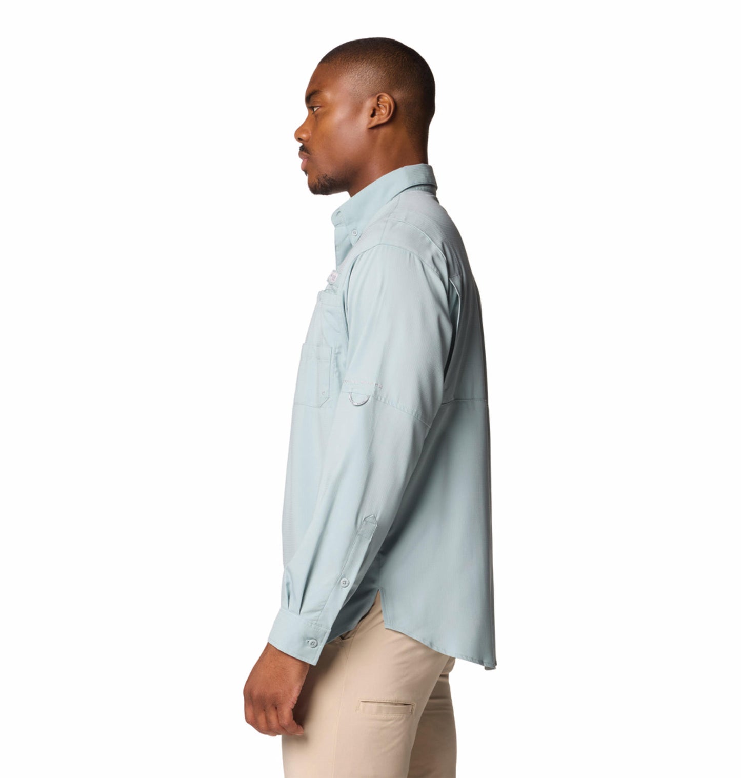 Columbia Mens Turquoise Omni-Wick Tamiami II Long Sleeve Shirt