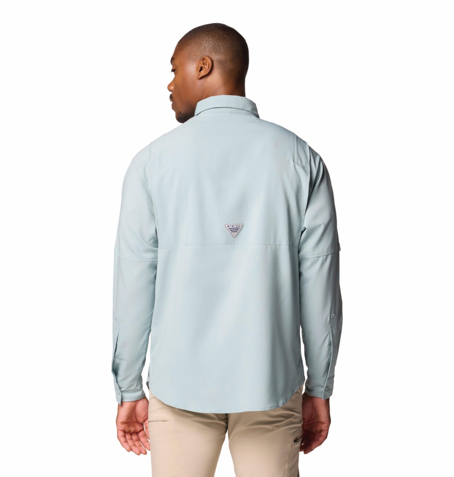 Columbia Mens Turquoise Omni-Wick Tamiami II Long Sleeve Shirt