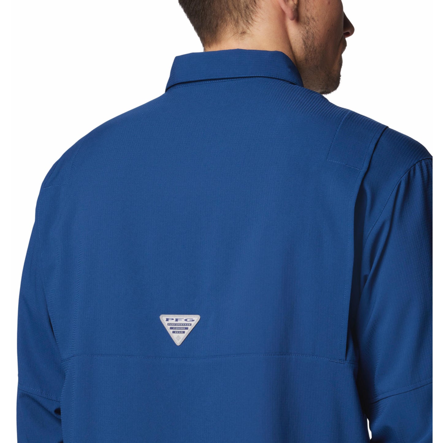 Columbia Mens Blue Tamiami II Long Sleeve Shirt