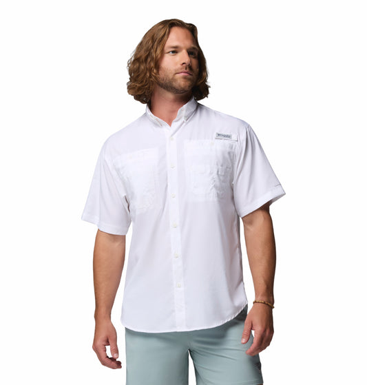 Columbia Men’s White Omni-Shade Tamiami II Short Sleeve Shirt